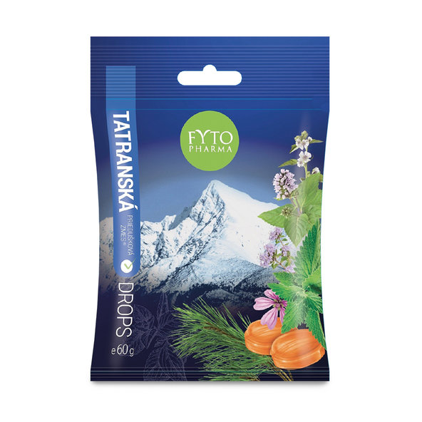 Fytopharma Cukríky tatranská priedušková zmes 60g