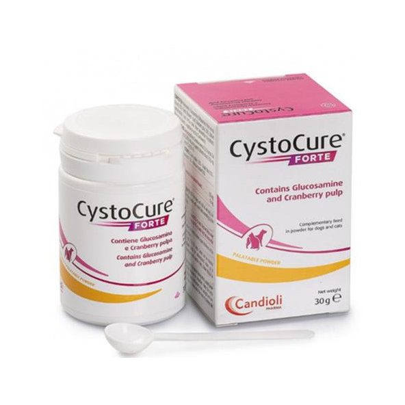 Cystocure Forte pre zdravie dolných močových ciest psov a mačiek 30g