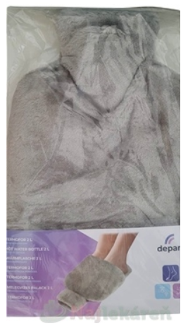 DEPAN Termofor ohrievacia fľaša na nohy šedá objem 2l 1ks kúpite na Najlekaren.eu