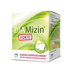 DIAMizin FORTE ovplyvňuje metabolizmus glukózy 75tbl