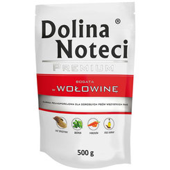 DOLINA NOTECI PREMIUM kapsička pre psy - hovädzia 500g
