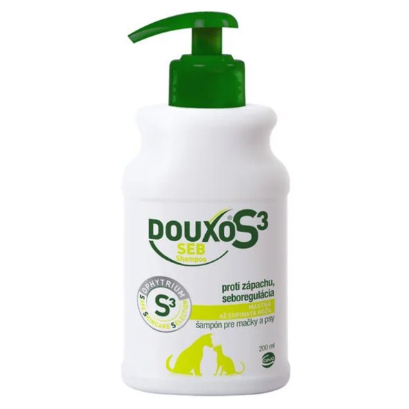 DOUXO S3 Seb šampón pre psy a mačky 200 ml