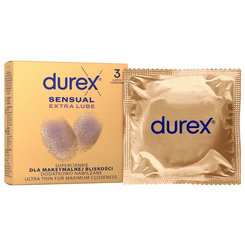 DUREX Sensual Extra Lube kondómy 3ks