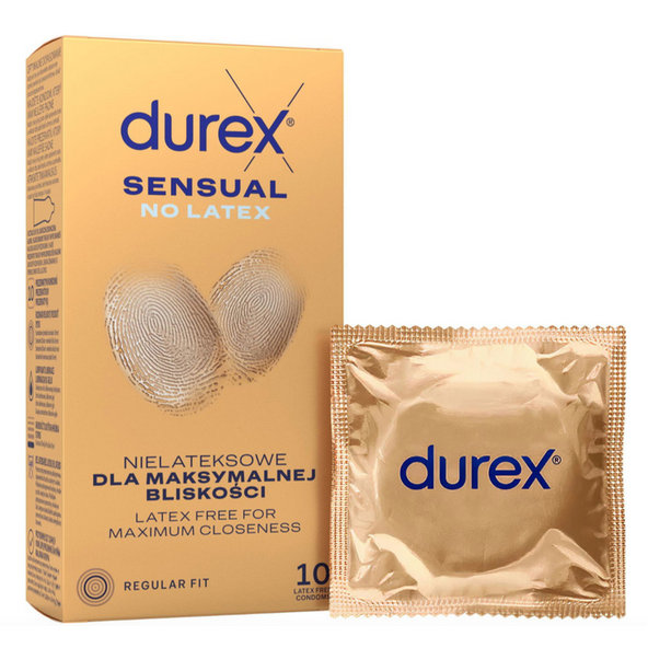DUREX Sensual No Latex nelatexové kondómy 10ks