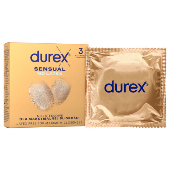 DUREX Sensual No Latex nelatexový kondóm 3ks