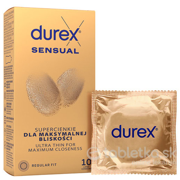 DUREX Sensual kondómy 10ks