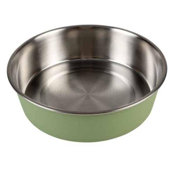 DUVO+ Inox miska pre psy nerezová matná zelená 1500ml - priemer 20,3cm