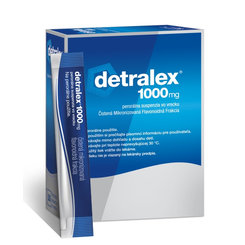 DETRALEX 1000 mg ťažké, boľavé, opuchnuté nohy 30 vreciek