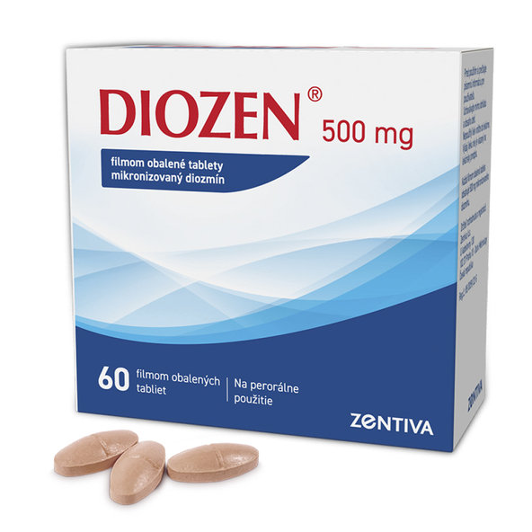 Diozen na kŕčové žily a hemoroidy 500mg/60tbl