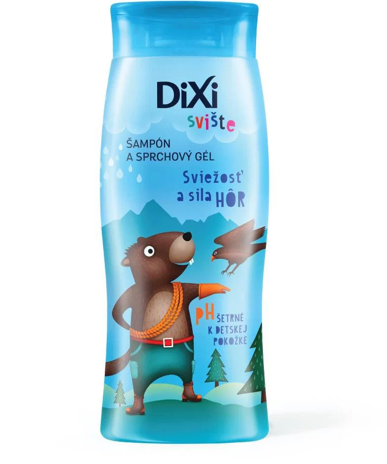Dixi Svište šampón a sprchový gél Sviežosť a sila hôr 400 ml