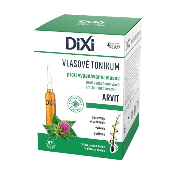 Dixi vlasové tonikum Arvit proti vypadávaniu vlasov 7 x 10 ml