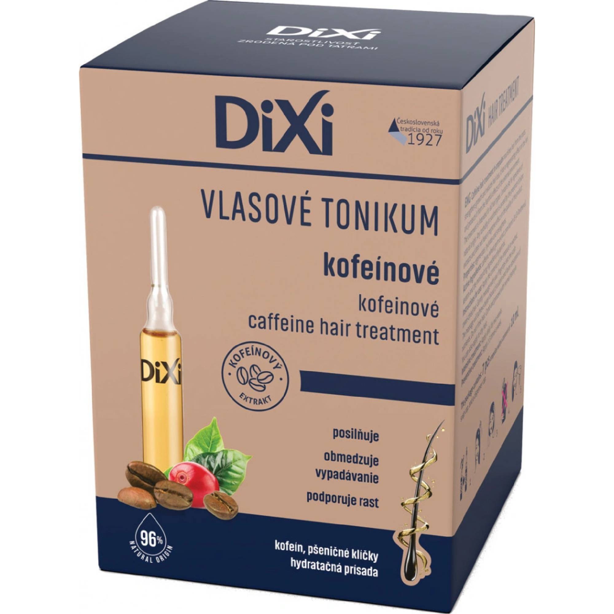 Dixi vlasové tonikum kofeínové 7 x 10 ml