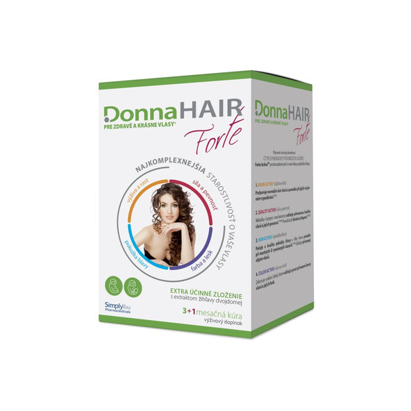 Donna HAIR Forte 4 mesačná kúra 90+30cps zadarmo
