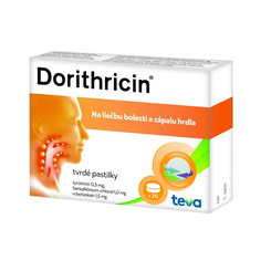 Dorithricin na bolesť hrdla 20 pastiliek
