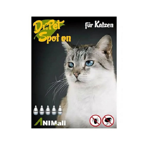 Dr.Pet spot-on pipety pre mačky 5x1ml