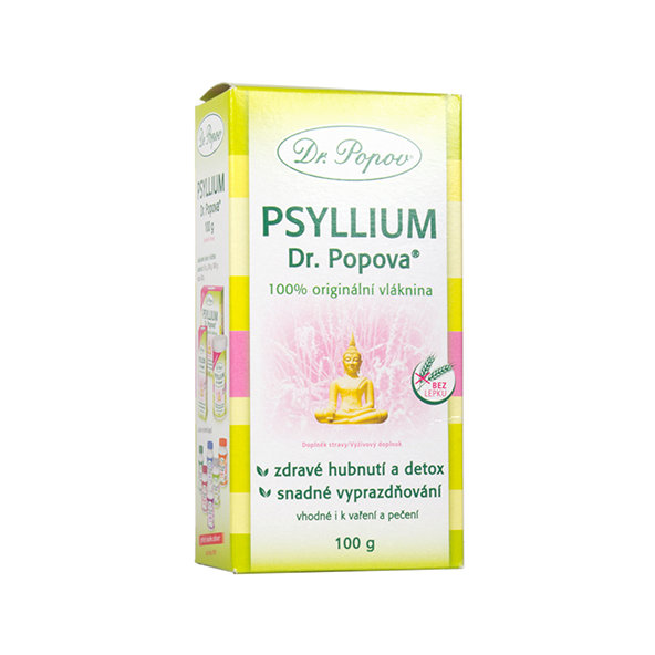 DR. POPOV PSYLLIUM výživový doplnok, 100g
