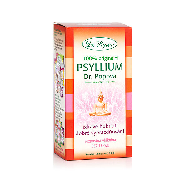 DR. POPOV PSYLLIUM výživový doplnok, 50g