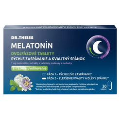 Dr.Theiss MELATONÍN dvojfázové tablety 30 ks