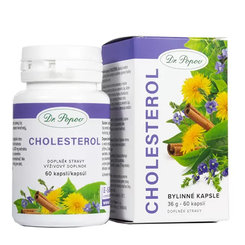 Dr. Popov Bylinné kapsuly CHOLESTEROL 60ks