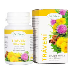 Dr. Popov Bylinné kapsuly TRÁVENIE 60ks