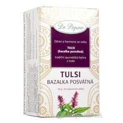 Dr. Popov Bylinný čaj TULSI (bazalka posvätná) nálevové vrecúška 20x1,5g (30g)