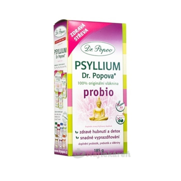 Dr. Popov PSYLLIUM probio rozpustná vláknina 185g