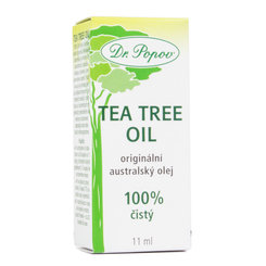 DR. POPOV TEA TREE OIL čistý 100% olej z čajovníka austrálskeho 11 ml