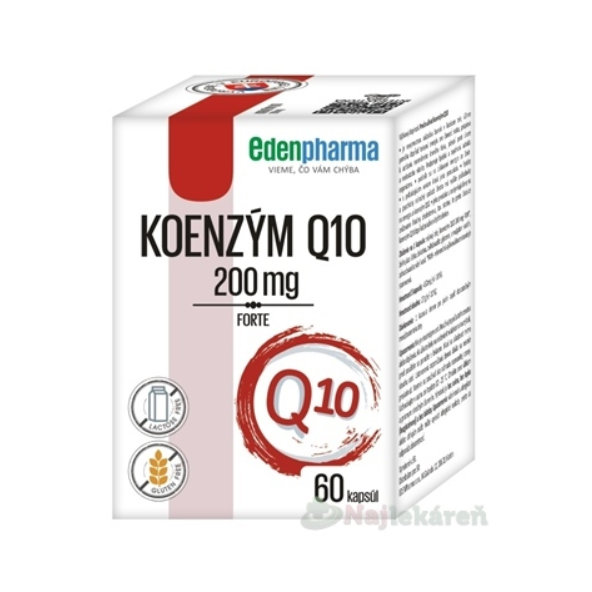 EDENPharma KOENZÝM Q10 200 mg FORTE 60ks