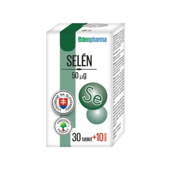 EDENPharma SELÉN 50 μg 30+10 tabliet zadarmo