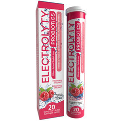 ELECTROLYTY PROBIOTICS Malina šumivé tablety 20tbl
