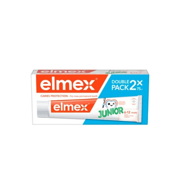 ELMEX Junior Zubná pasta Duopack 2x75 ml