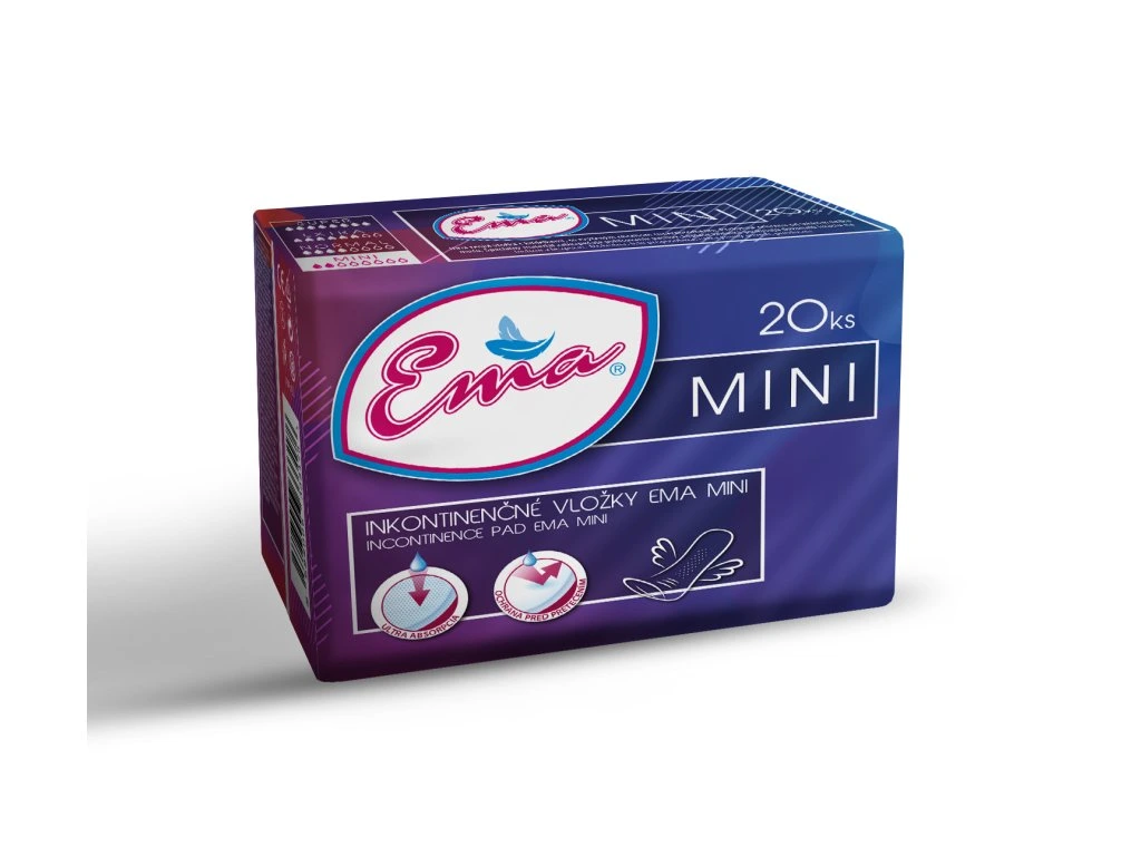 Ema Mini vložky inkontinenčné, pre ženy 20ks