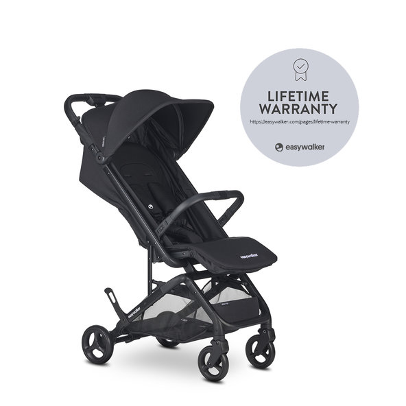 EASYWALKER Miley Go športový kočík Pure Black
