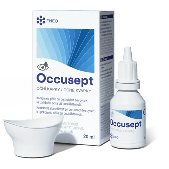 ENEO Occusept očné kvapky s vaničkou 20 ml