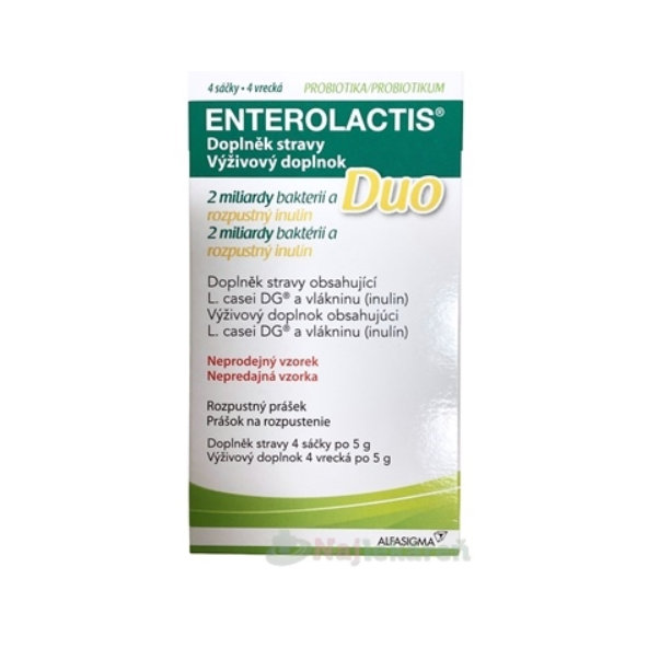 ENTEROLACTIS Duo prášok vo vreckách vzorka 4x5g