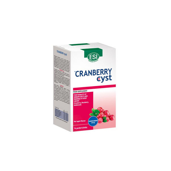 ESI CRANBERRY CYST nápoj vo vrecúškach 16 ks