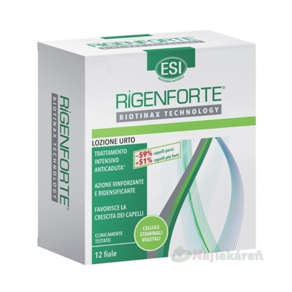 ESI RIGENFORTE Rast vlasov ampulky 12ks