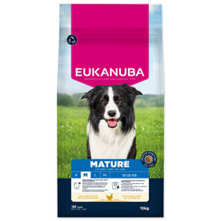 EUKANUBA Mature Medium rich in fresh chicken granule pre psy 15 kg