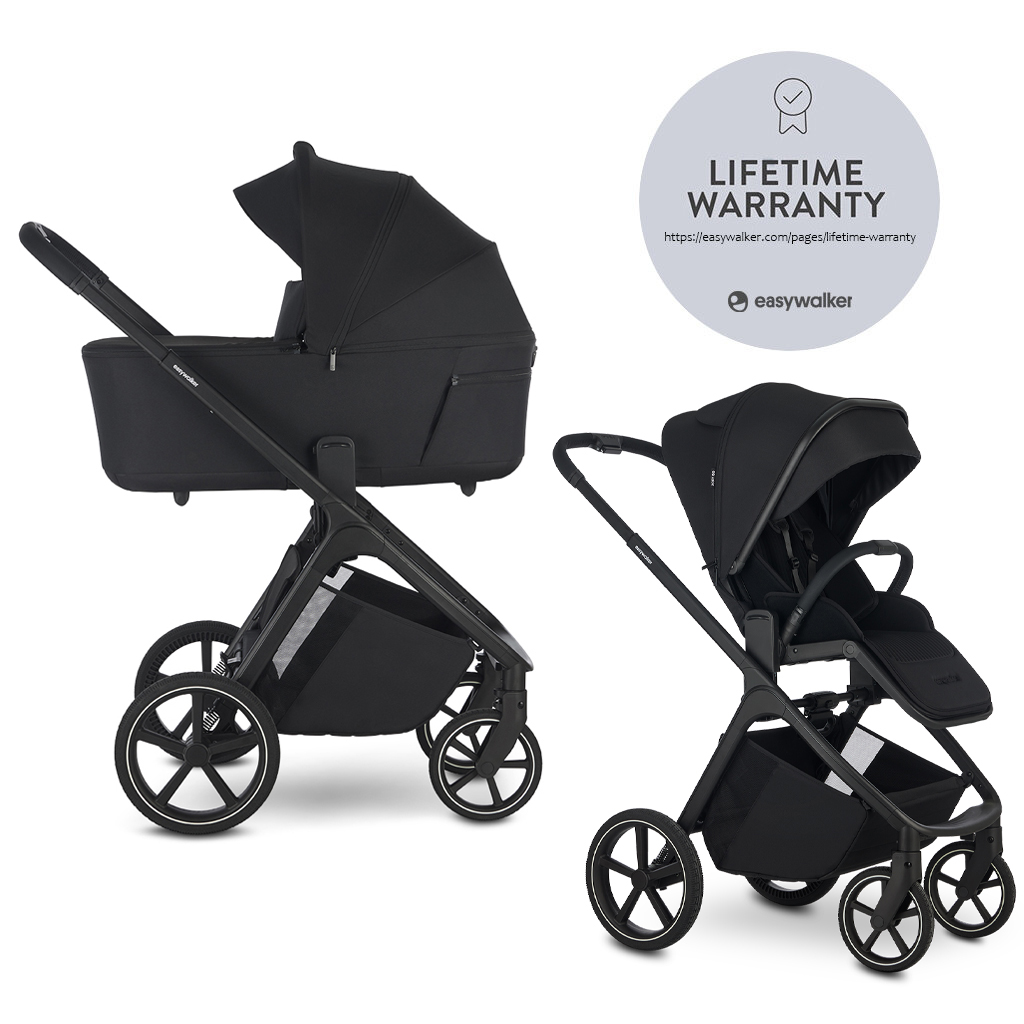 EASYWALKER Zoey Go kombinovaný kočík Pure Black