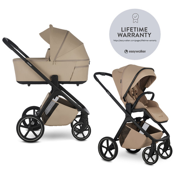 EASYWALKER Zoey Go kombinovaný kočík Sand Taupe