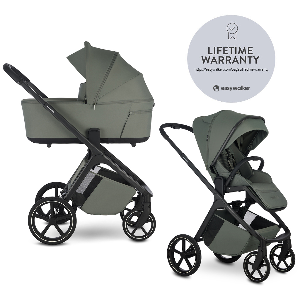 EASYWALKER Zoey Go kombinovaný kočík Mineral Green