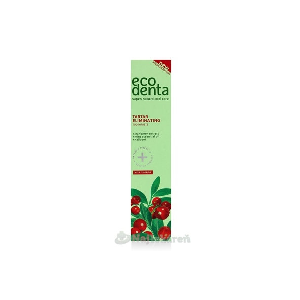 EcoDenta TARTAR ELIMINATING zubná pasta proti zubnému kameňu 2v1 100ml