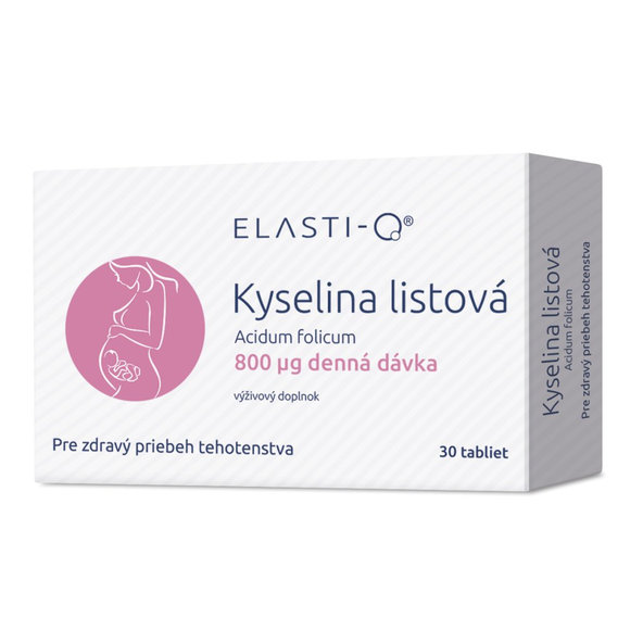 Elasti-Q KYSELINA LISTOVÁ 800μg 30tbl
