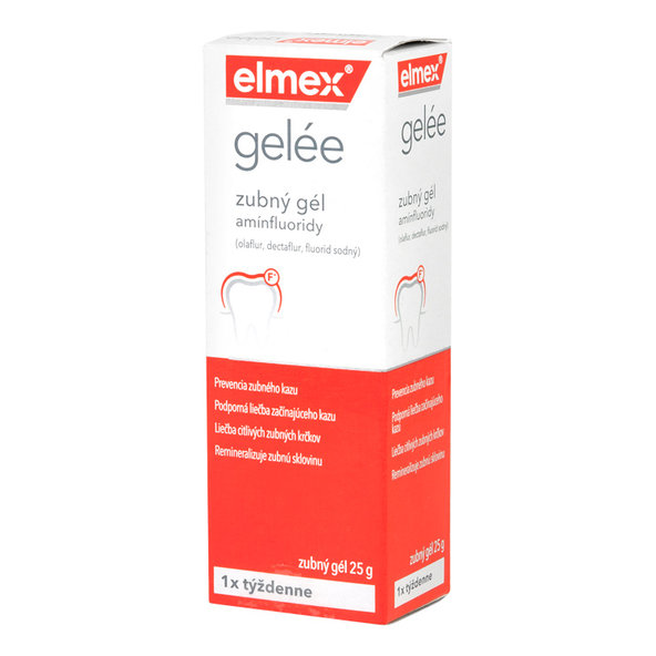 Elmex Zubný Gél proti zubnému kazu 25ml