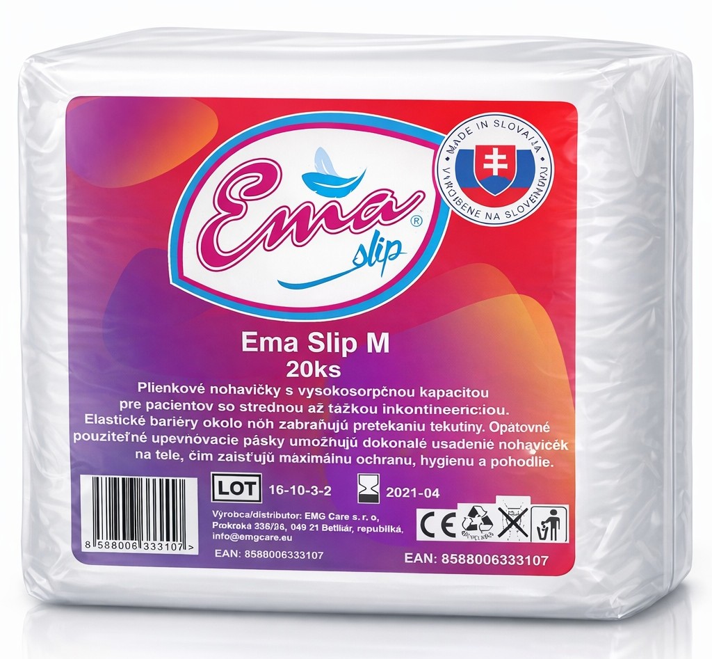 Ema Slip M plienkové nohavičky zalepovacie 20ks kúpite na Najlekaren.eu