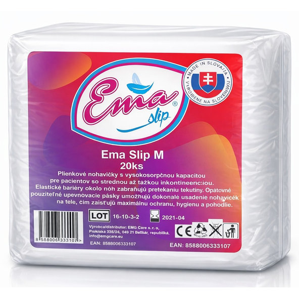 Ema Slip M plienkové nohavičky zalepovacie 20ks