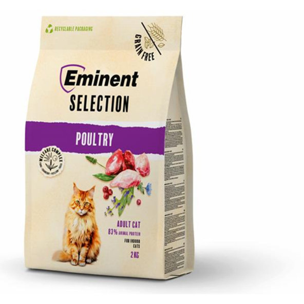 Eminent Cat Adult Selection hydina krmivo pre dospelé mačky 2 kg
