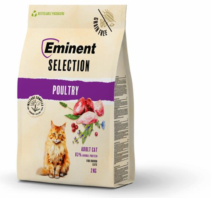 Eminent Cat Adult Selection hydina krmivo pre dospelé mačky 2 kg