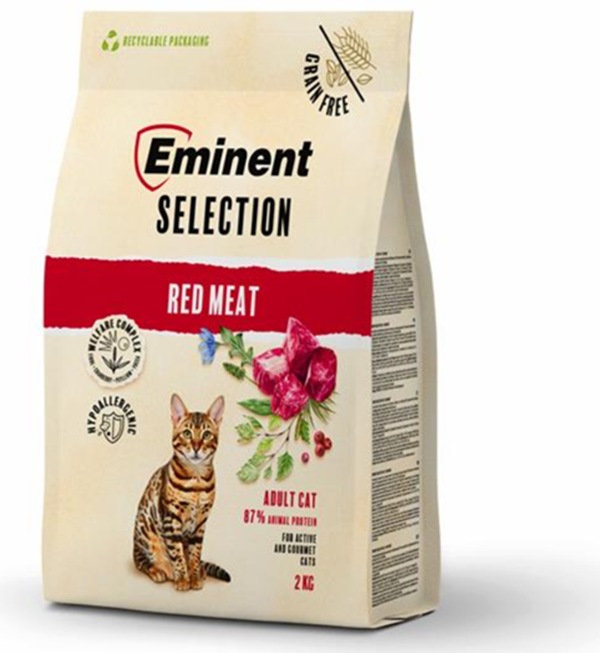 Eminent Cat Adult Selection červené mäso krmivo pre dospelé mačky 2 kg