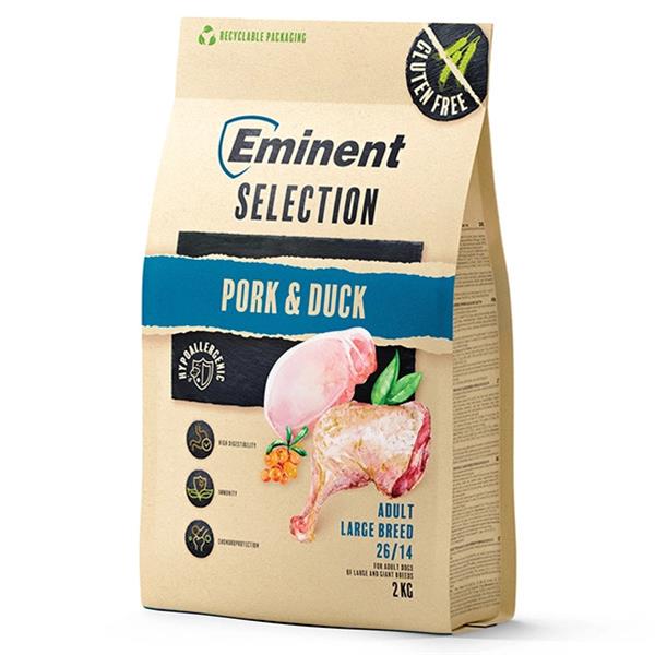 Eminent dog Selection Adult Large Breed Pork & Duck granule pre psy 2 kg